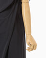 Cotton Jersey Asymmetric Dress - navy