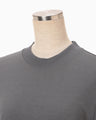 Cotton Jersey Asymmetric T-Shirt - grey