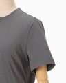 Cotton Jersey Asymmetric T-Shirt - grey