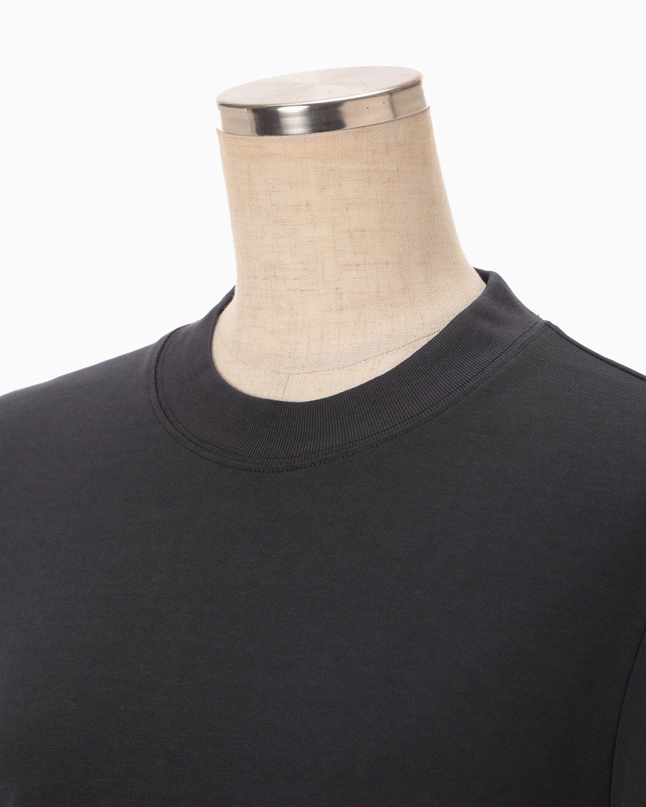 Cotton Jersey Asymmetric T-Shirt - navy - Mame Kurogouchi