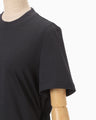 Cotton Jersey Asymmetric T-Shirt - navy
