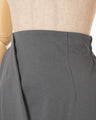 Cotton Jersey Asymmetric Skirt - grey