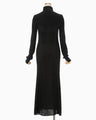 Wool Wuffle Dress - black