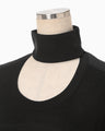 Wool Wuffle Dress - black