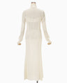Wool Wuffle Dress - ecru