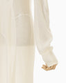 Wool Wuffle Dress - ecru