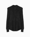 Wool Wuffle Top - black