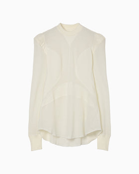 Wool Wuffle Top - ecru