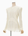 Wool Wuffle Top - ecru