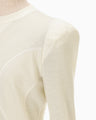 Wool Wuffle Top - ecru