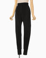 Wool Wuffle Trousers - black