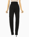 Wool Wuffle Trousers - black