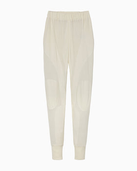 Wool Wuffle Trousers - ecru