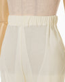 Wool Wuffle Trousers - ecru