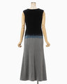 Gradation Shibori Dyed Dress - navy