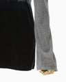 Gradation Shibori Dyed Top - navy