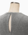 Gradation Shibori Dyed Top - navy