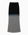Gradation Shibori Dyed Skirt - navy