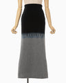 Gradation Shibori Dyed Skirt - navy