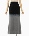 Gradation Shibori Dyed Skirt - navy