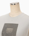 Glass Beads Printed Dress - grey