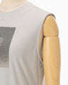 Glass Beads Printed Dress - grey