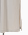 Glass Beads Printed Dress - grey
