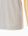 Glass Beads Printed Short Sleeve Top - grey