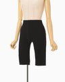 Shirring Jersey Jacquard Shorts - black
