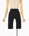 Shirring Jersey Jacquard Shorts - black