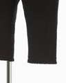 Shirring Jersey Jacquard Shorts - black