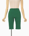 Shirring Jersey Jacquard Shorts - green