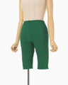 Shirring Jersey Jacquard Shorts - green