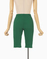 Shirring Jersey Jacquard Shorts - green