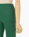 Shirring Jersey Jacquard Shorts - green