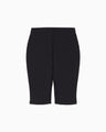 Shirring Jersey Jacquard Shorts - navy