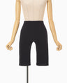 Shirring Jersey Jacquard Shorts - navy