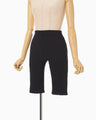Shirring Jersey Jacquard Shorts - navy