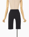 Shirring Jersey Jacquard Shorts - navy
