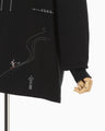 Landscape Embroidery Sweatshirt - black
