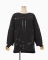 Landscape Embroidery Sweatshirt - navy