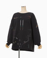 Landscape Embroidery Sweatshirt - navy