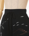 Landscape Embroidery Sweat Trousers - black