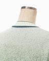 Floral Jacquard Graphic Knit Cardigan - green
