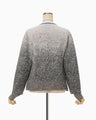 Floral Jacquard Graphic Knit Cardigan - purple