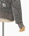 Floral Jacquard Graphic Knit Cardigan - purple