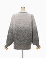 Floral Jacquard Graphic Knit Top - purple