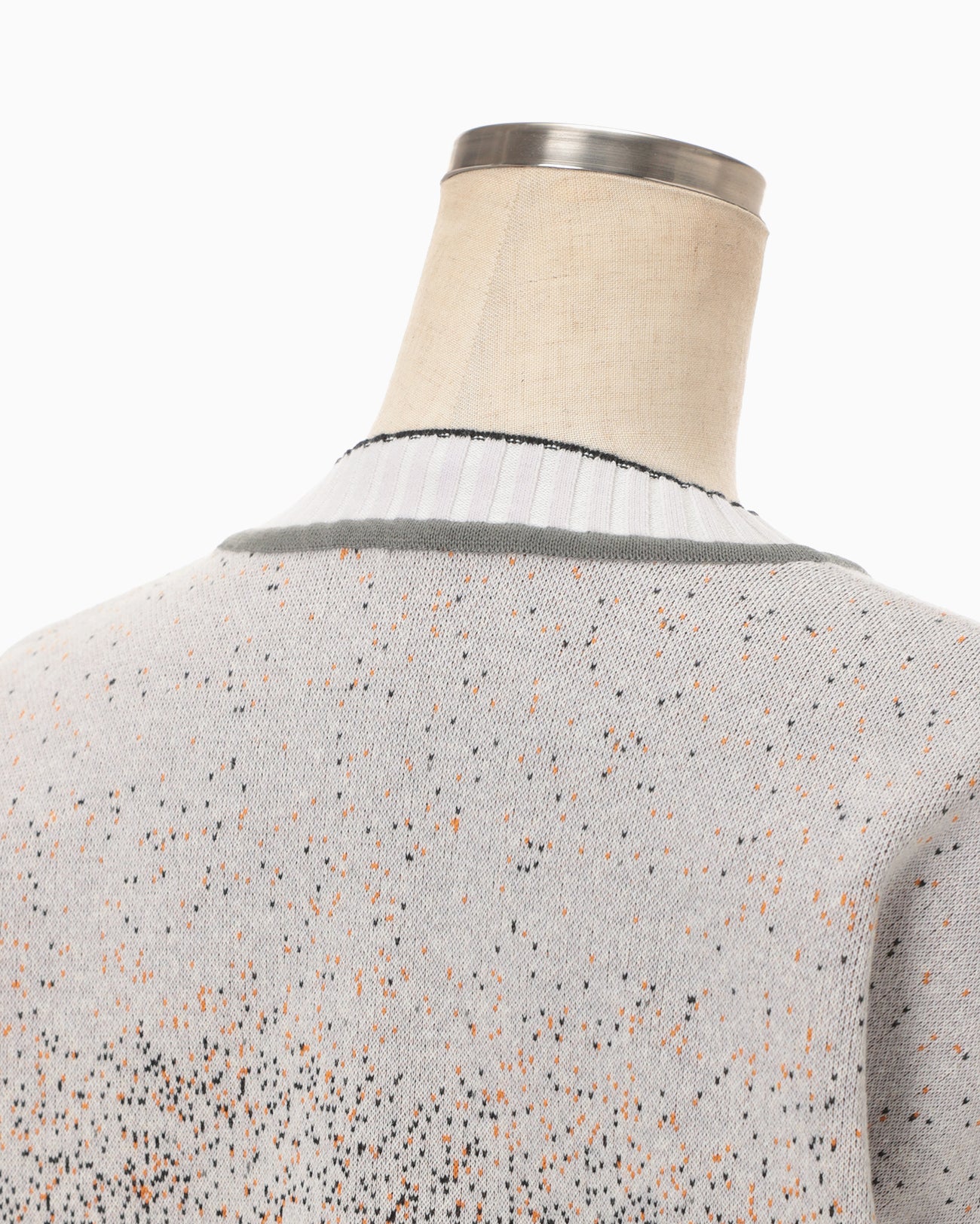 Floral Jacquard Graphic Knit Top - purple - Mame Kurogouchi