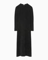 Double Face Knit Dress - black