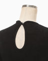 Double Face Knit Dress - black